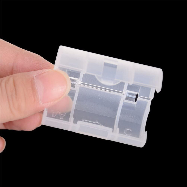 10 Pcs Aa Batterie Zur Grösse C -Batterie Kistenkisten -Box -Adapter -konverterhalter -switcher -kon