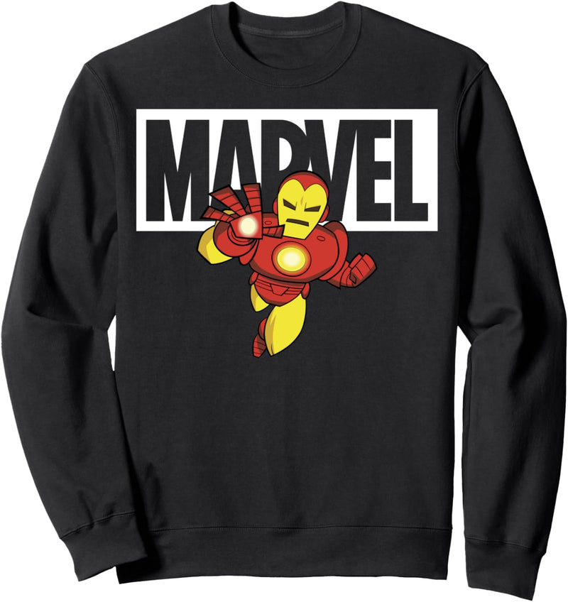 Marvel Avengers Iron Man Logo Doodle Sweatshirt