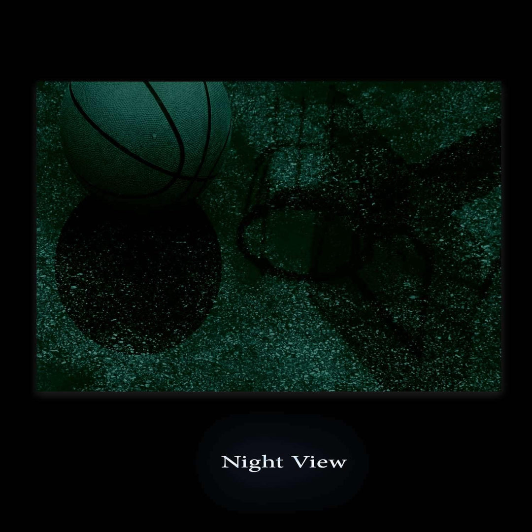 Startonight Glasbild Basketball, Bild auf Acrylglas Muster Modern Dekoration Fertig zum Aufhängen 60