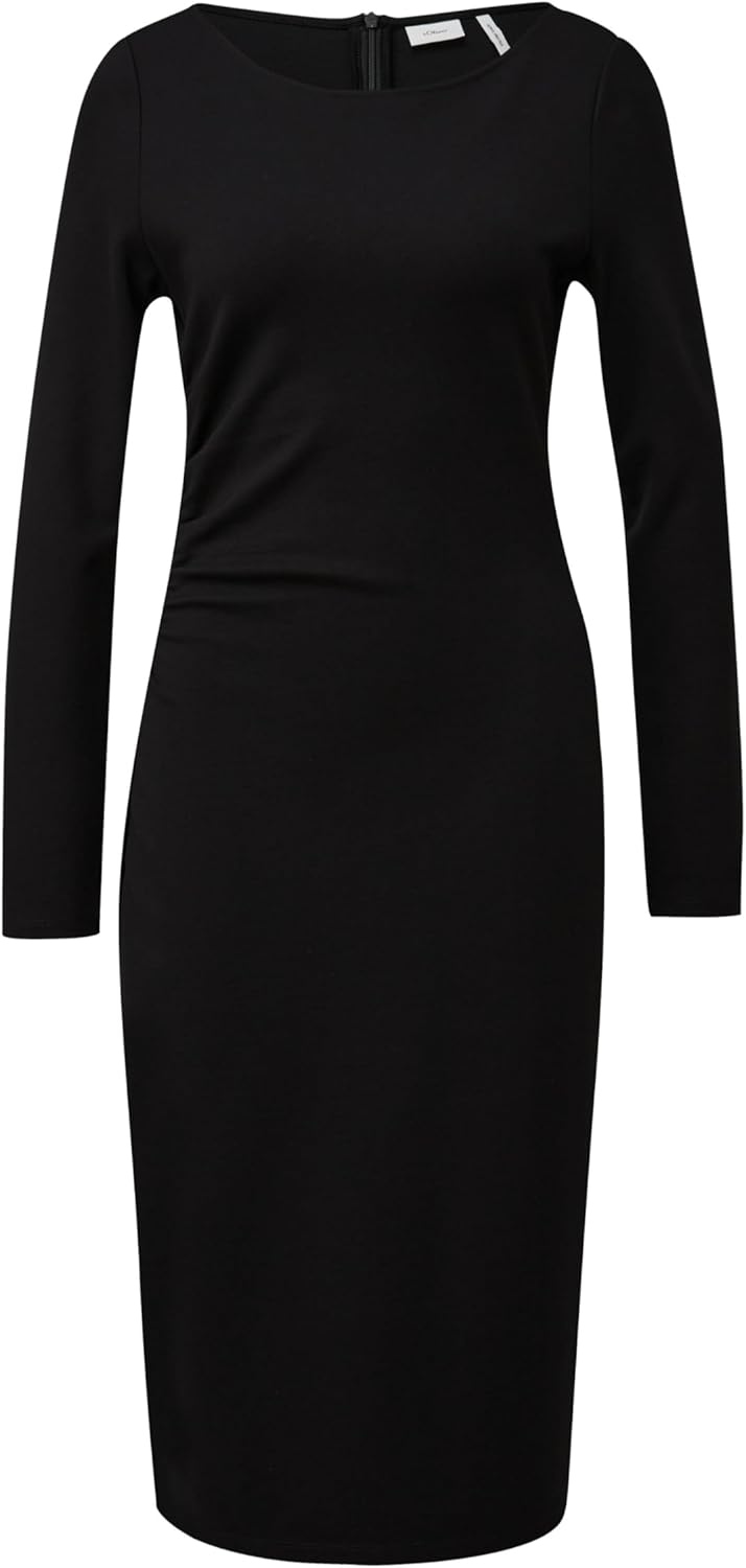 s.Oliver BLACK LABEL Jerseykleid aus Viskosemix, 9999