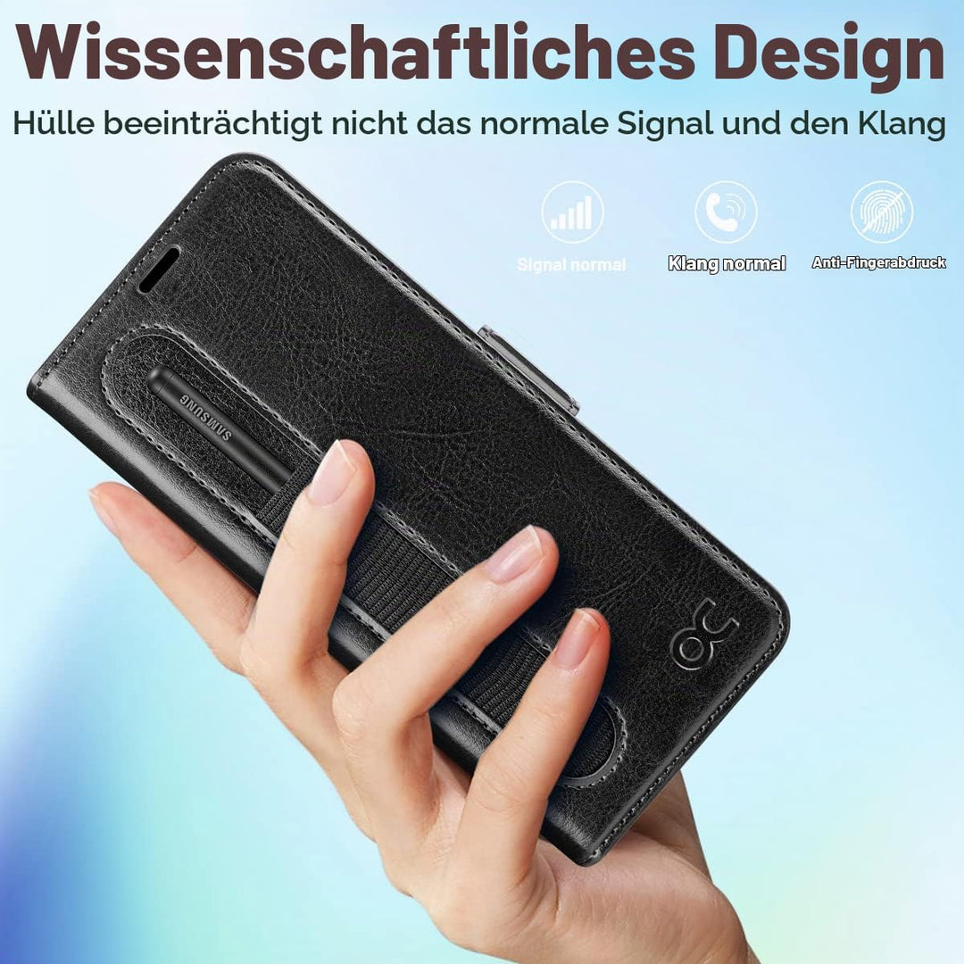 OCASE Hülle Samsung Galaxy Z Fold 4 5G Handyhülle mit [S Pen Halter] [Vorderseite Displayschutz] [Pr