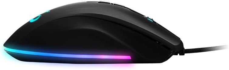 Newskill Gaming-Maus Habrok mit optischem Sensor (16000 DPI), seitlicher Sniper Taste und RGB-Beleuc