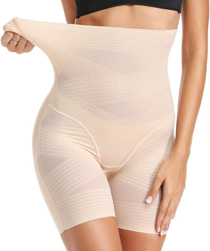 Joyshaper Damen Shapewear mit Bein Bauchweg Unterhose Hoch Taille Miederhose Body Shaper Butt Lifter