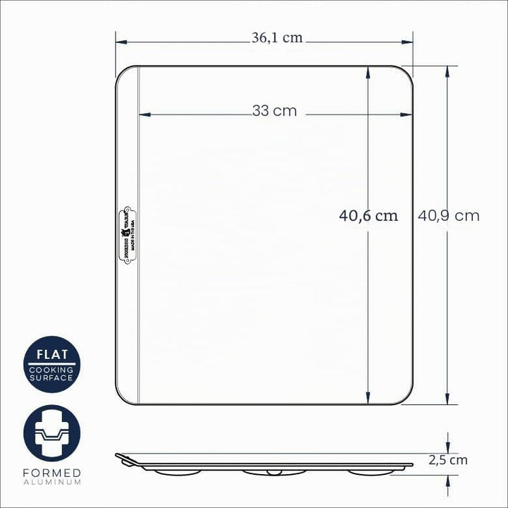 Nordic Ware Bettlaken Isoliertes Backblech. silber, Isoliertes Backblech.