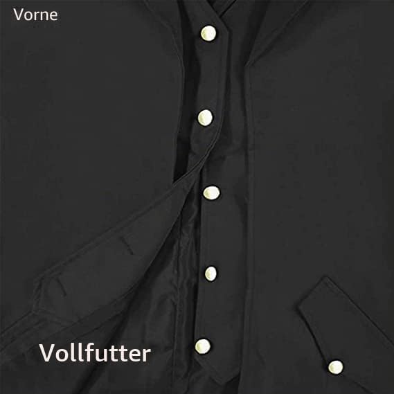 Halloween Mittelalter Viktorianische Jacke Kostüme für Männer, Steampunk Gothic Frack Mantel Uniform