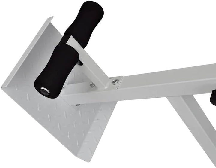 Rücken und Bauchtrainer aus Stahl, höhenverstellbar 5 Stufen 80 bis 90 cm, gepolstert, 120 x 55 cm,