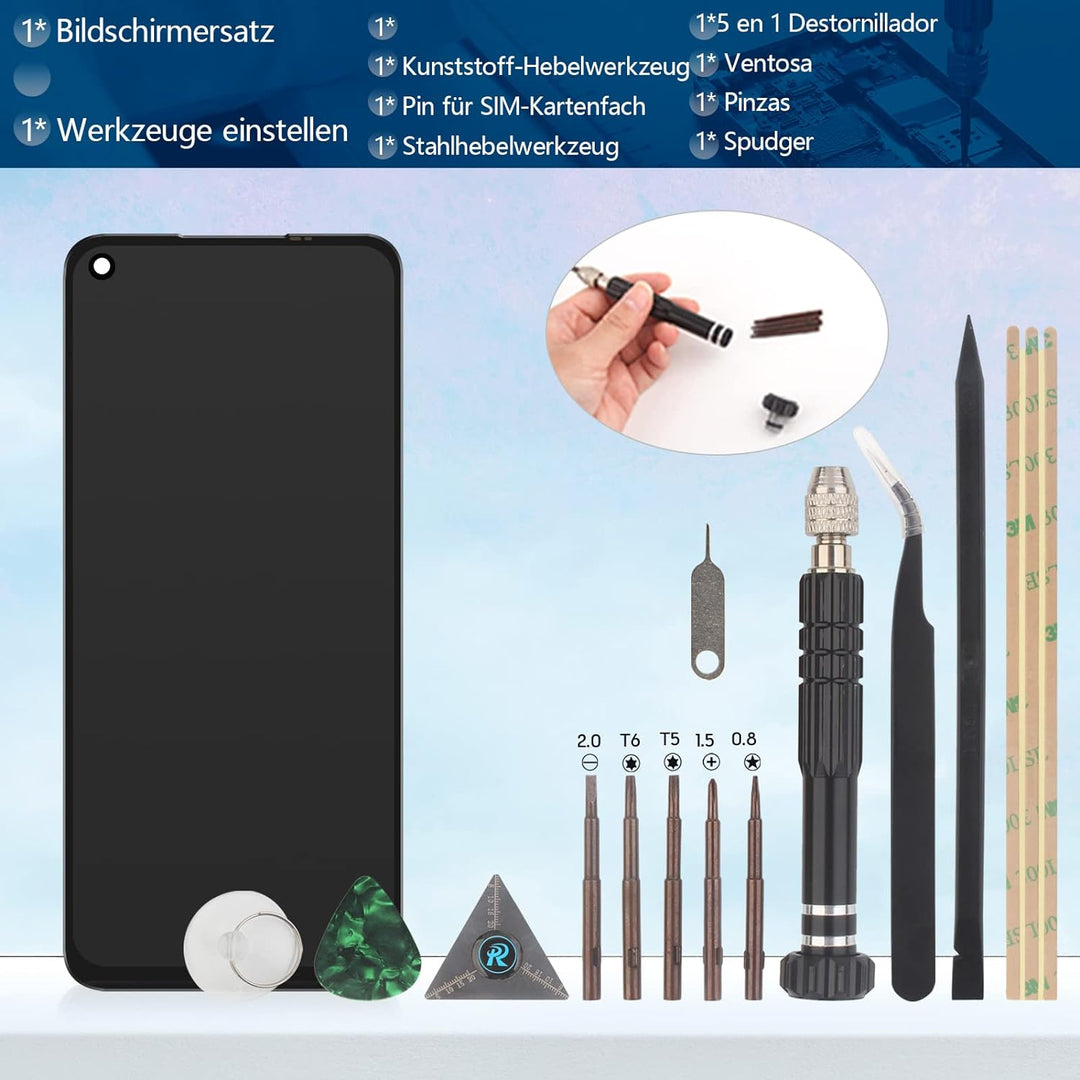 RongZy Display für Oppo A72 5G PDYM20 PDYT20 /A73 5G CPH2161/A53 5G CPH2127 LCD Bildschirmersatz Dig