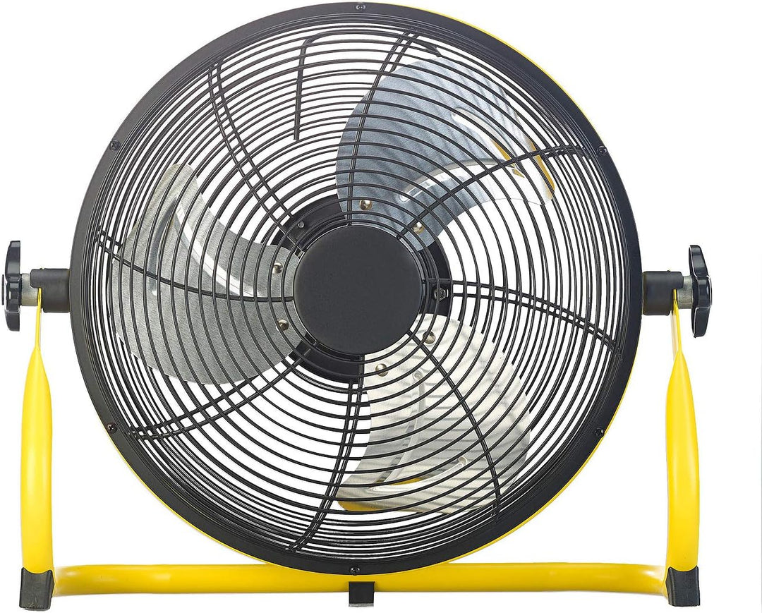 Sichler Haushaltsgeräte Ventilator Akku: Akku-Vollmetall-Bodenventilator, bis 1.200 U/Min., 30 cm, 1