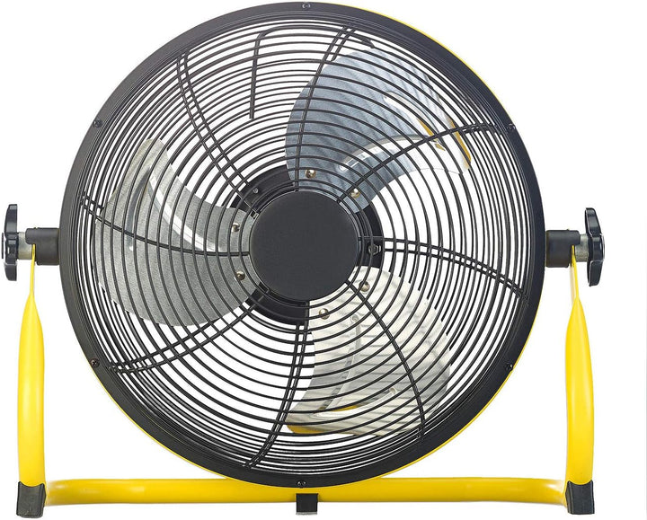 Sichler Haushaltsgeräte Ventilator Akku: Akku-Vollmetall-Bodenventilator, bis 1.200 U/Min., 30 cm, 1