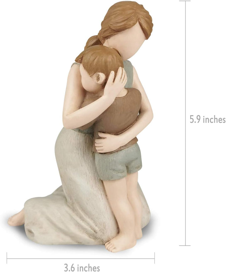 Carracci Mutter und Sohn Figuren, die grössten Bond Mutter und Sohn Statuen, Skulpturen handgemalte