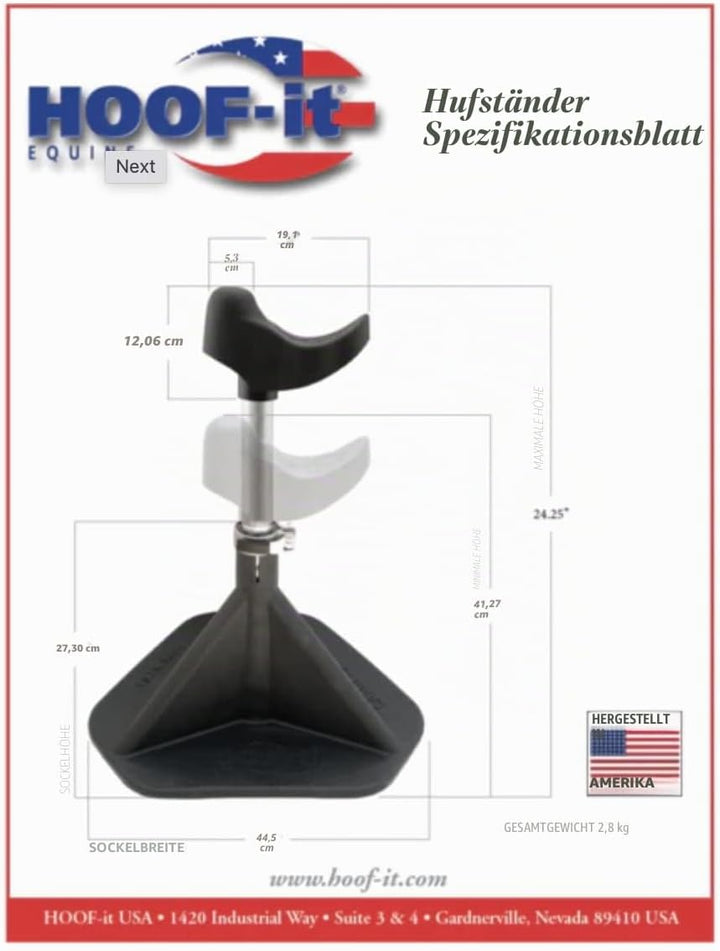 HOOF-IT Blacksmith Standard Hufständer lila