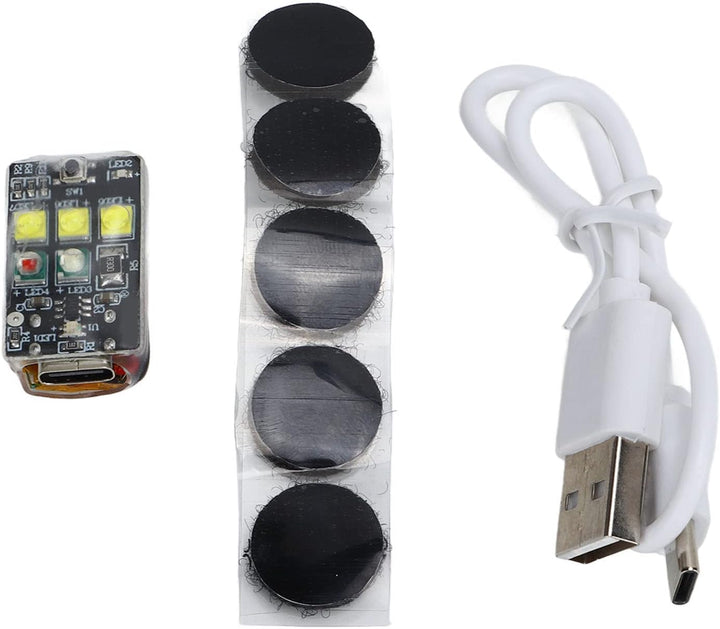 Mini 3 Pro Drohnen-Blitzlicht, Weiss/rot/grün Blinkend, 10 Blinkmodi, Leicht, USB-Aufladung, Hakensc