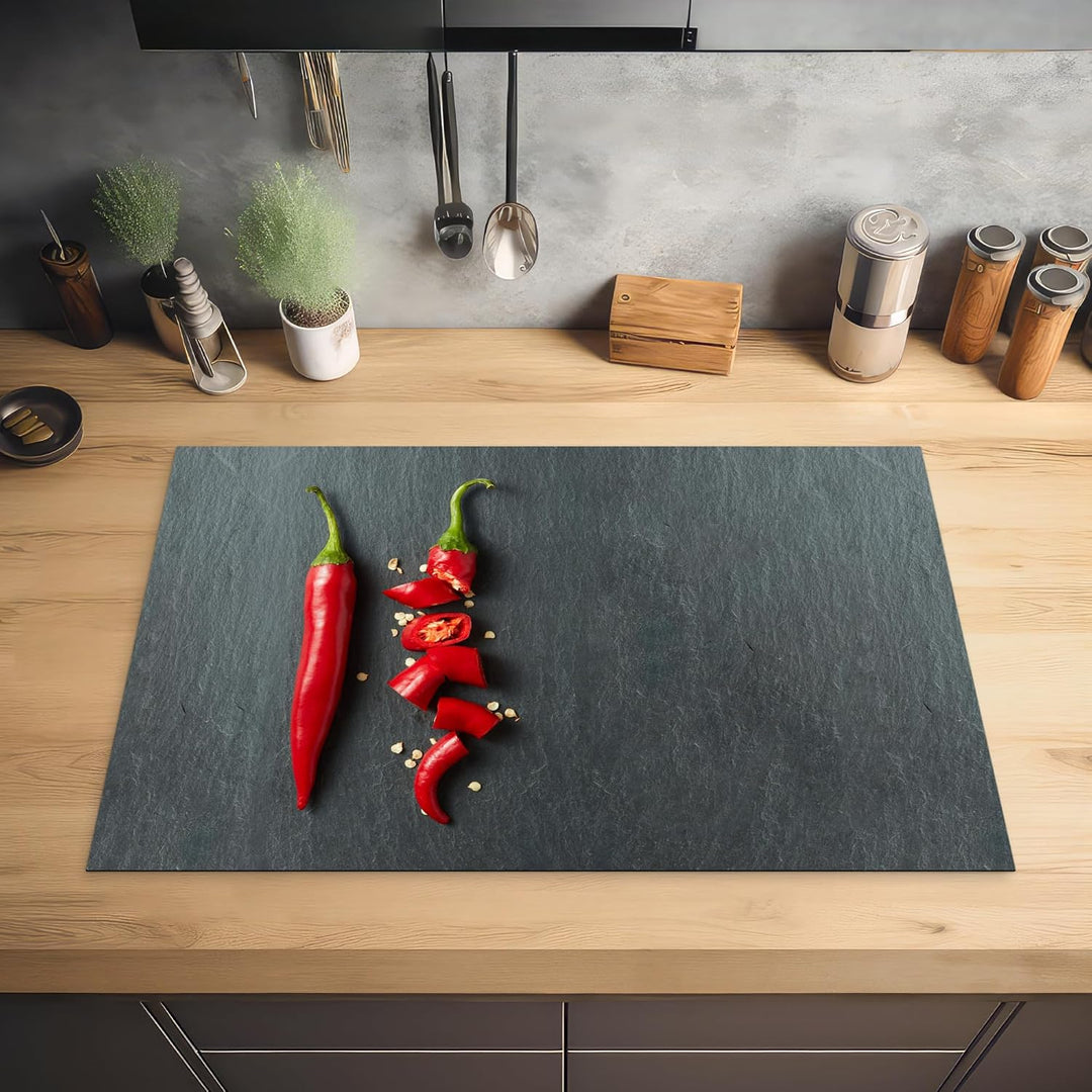 KitchenYeah© Herdabdeckplatte Einteilig Induktionsmatte Küche Abdeckung Ceranfeld Herd Abdeckplatte