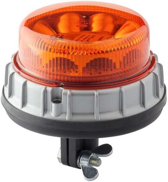 HELLA - LED-Blitz-Kennleuchte - K-LED 2.0 R - 12/24V - gelb - Anbau/Rohrstutzen, flexibel - 2XD 011