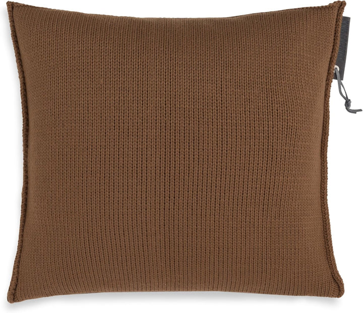 KNIT FACTORY - Joly Kissen - Tobacco - 50x50 cm Tobacco 50x50 cm, Tobacco 50x50 cm