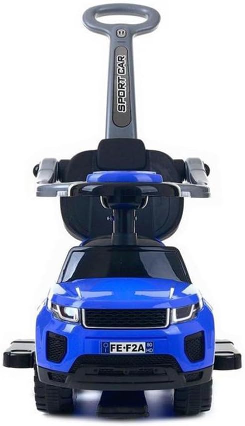 Billy Rutschauto mit Schiebestange Mora, Blau, Blau