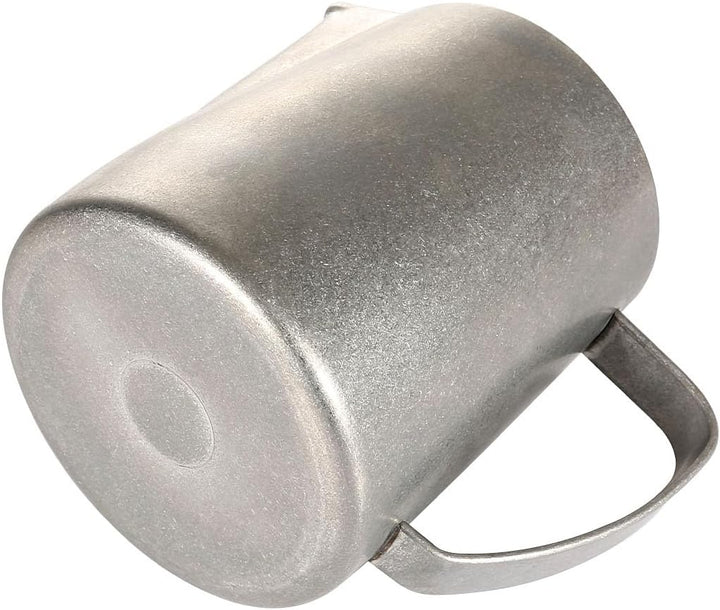 Milchaufschäumkrug, 700 ml, Espresso-Dampfkrug, Edelstahl, Milchaufschäumer, Dampfgarer für Latte Ar