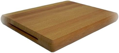 Wooden World Schneidebrett aus Eichenholz, sehr massives Holz 38 x 29 x 4 cm