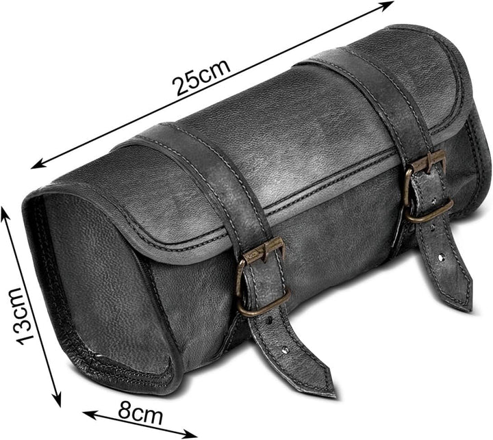 Werkzeugrolle Leder für Chopper/Custombike LR3 schwarz CB56082