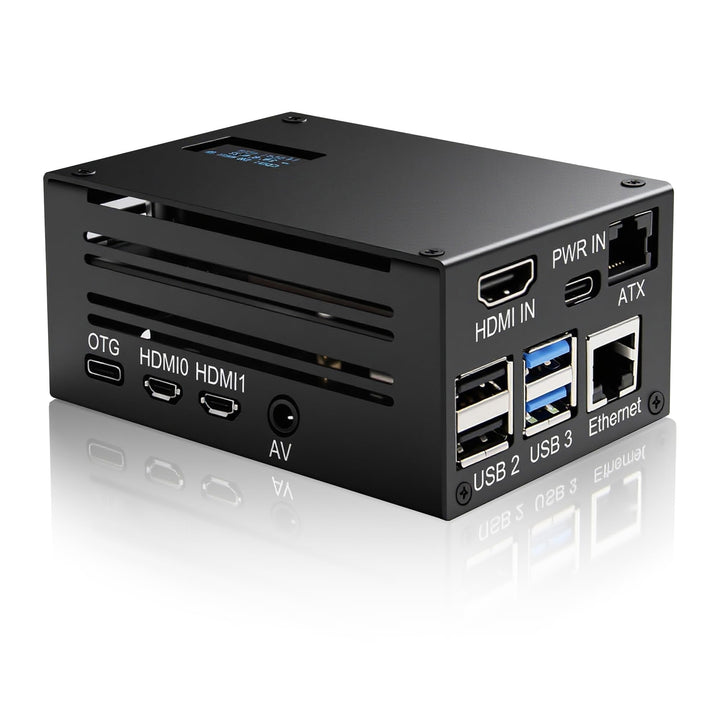 Geekworm KVM-A3 Kit for Raspberry Pi 4 Open-Source KVM Over IP, Support PiKVM V3 HDMI