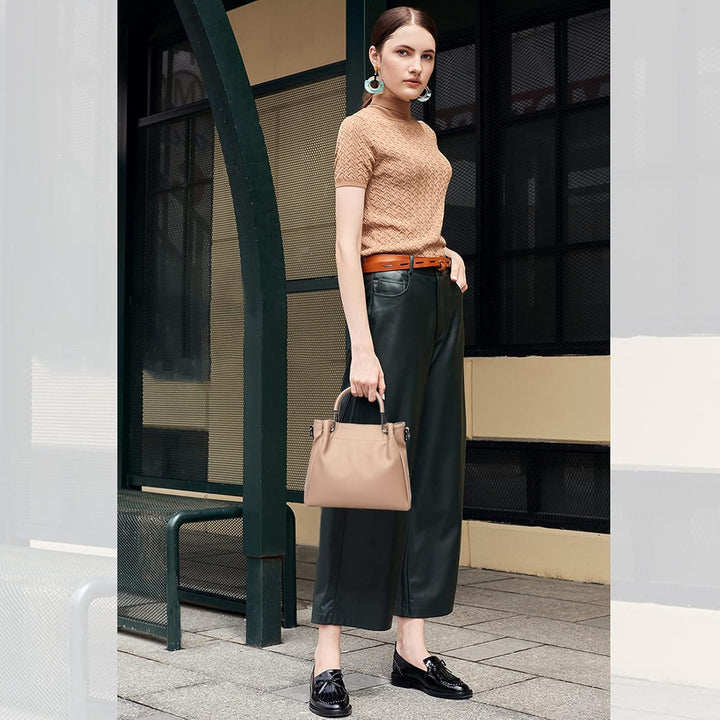 NICOLE & DORIS Designer Taschen Damen Elegante Handtasche Frauen Umhängetasche Einfach Schultertasch