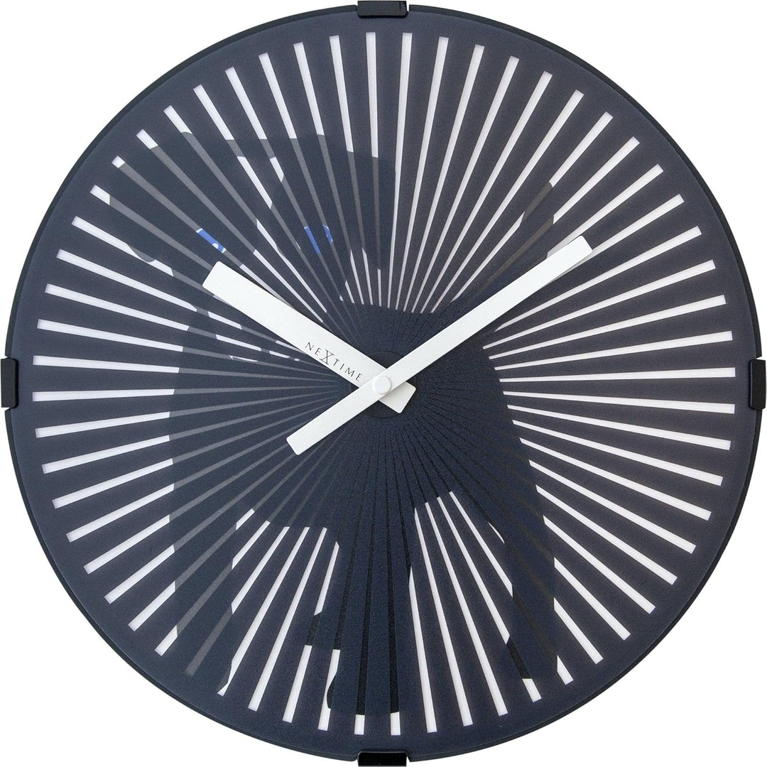 Nextime - Ø 30 cm - Kunststoff - Schwarz - 'Dog'