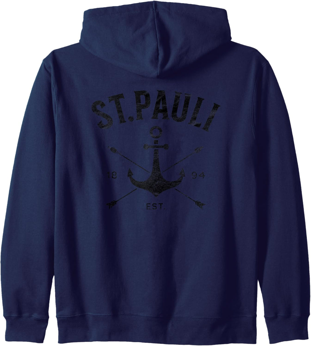 St Pauli Retro Vintage Logo Hansestadt Andenken St. Pauli Kapuzenjacke