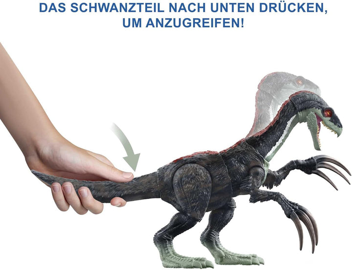 Jurassic World Dominion Sound Slashin Therizinosaurus Dinosaur Toy , Action Figure with Attack Featu