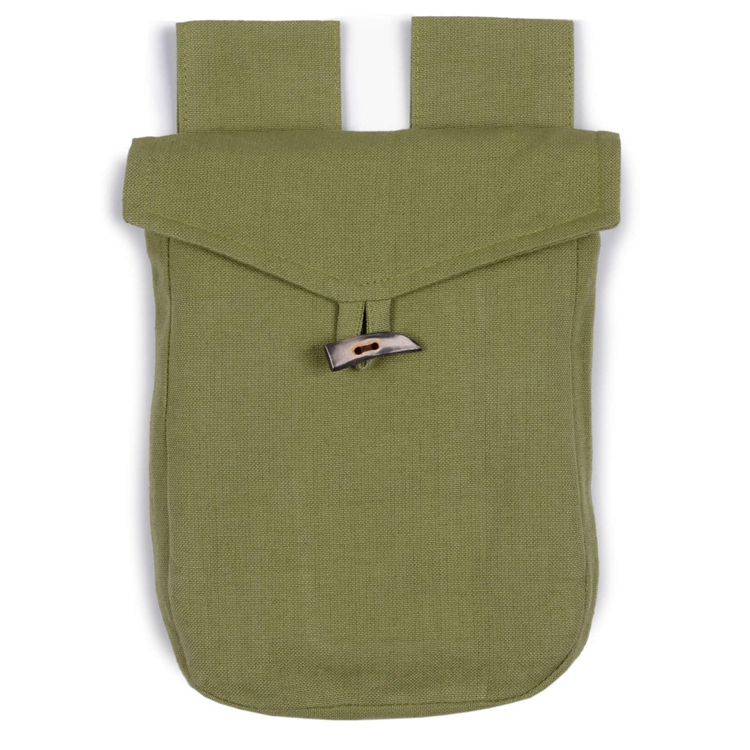 Mittelalter-Tasche Baumwolle Gürteltasche Knopf Modell: Widia Einheitsgrösse Hellgrün, Einheitsgr&#x