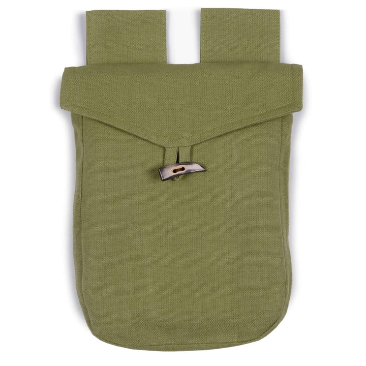Mittelalter-Tasche Baumwolle Gürteltasche Knopf Modell: Widia Einheitsgrösse Hellgrün, Einheitsgr&#x