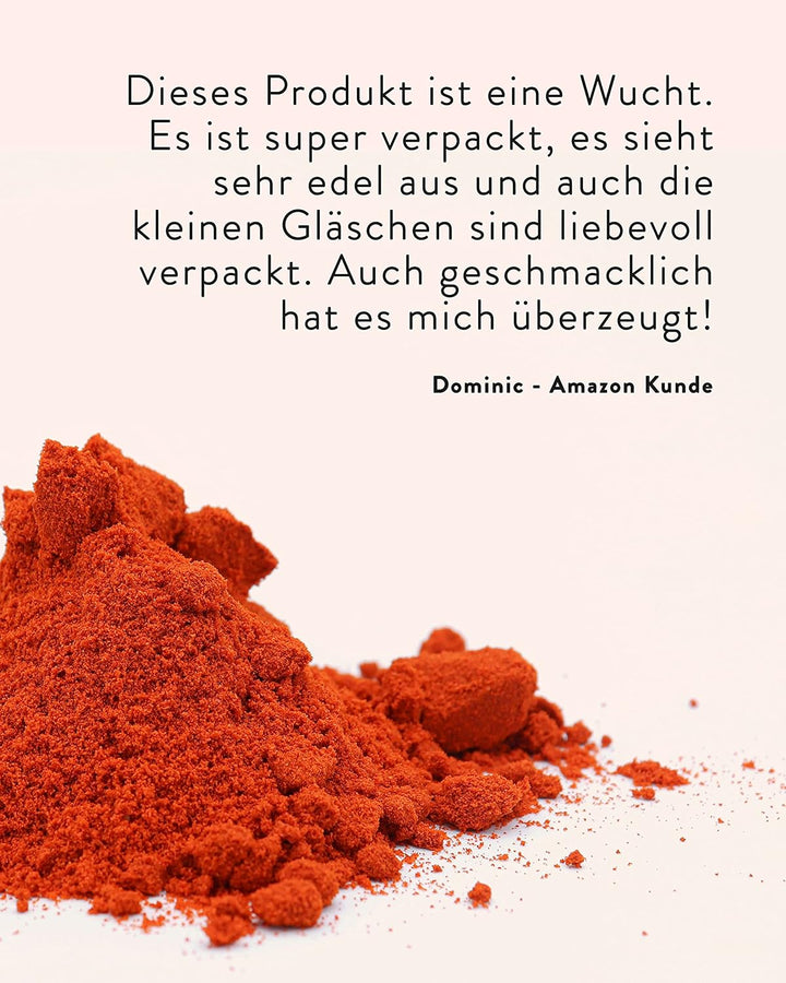 Raucharoma Gewürze Geschenkset | 5 edle Gewürze mit Rauchgeschmack & REZEPTEN | Gewürz Geschenk für