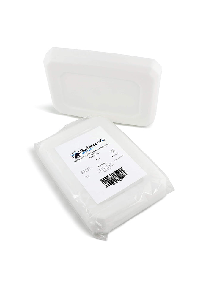 Seifenprofis© Glycerinseife Rohseife Seifenbasis - Seife Weiss (SLS/SLES-frei) (3kg Weiss), 3kg Weis
