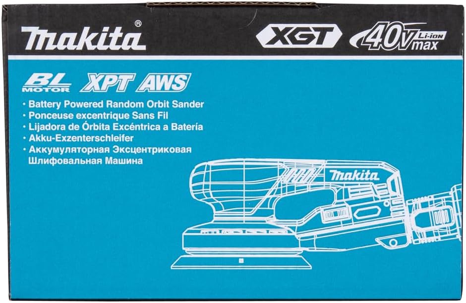 Makita BO004CGZ Akku-Exzenterschleifer 40V max. / 150 mm ø (ohne Ladegerät und Akkus)
