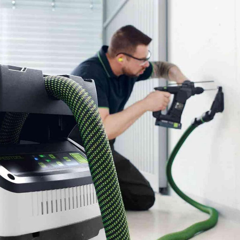 Festool Akku-Absaugmobil CTLC MIDI I-Plus CLEANTEC (mit Hauptfilter, SELFCLEAN Filtersack, Saugschla