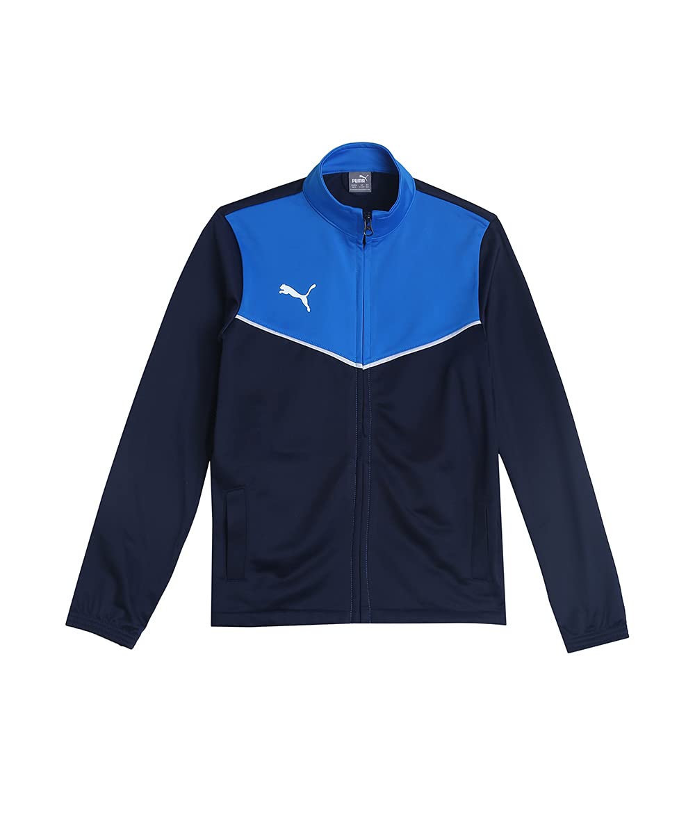PUMA individualRISE Trainingsanzug Kids Kinder 176 Electric Blue Lemonade-Peacoat, 176 Electric Blue