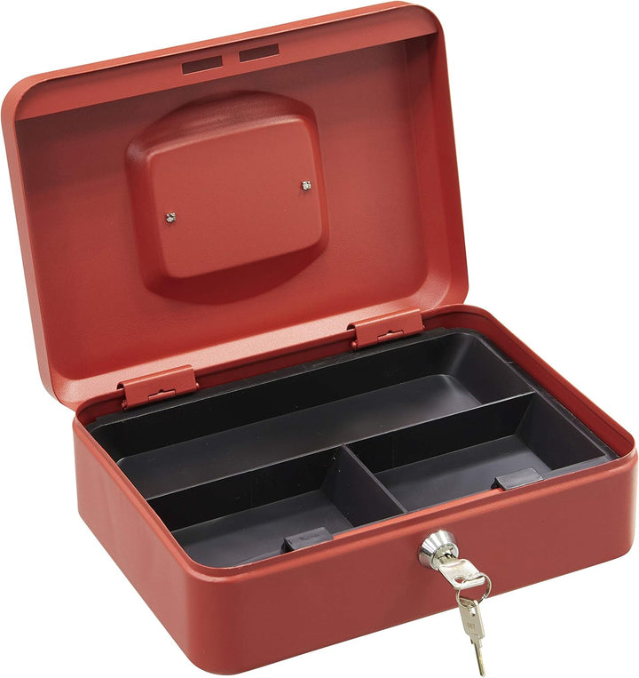 ARREGUI Elegant C9234 Geldkassette aus Stahl | Geldbox | 25 cm breit | Abschliessbare Kasse mit Geld