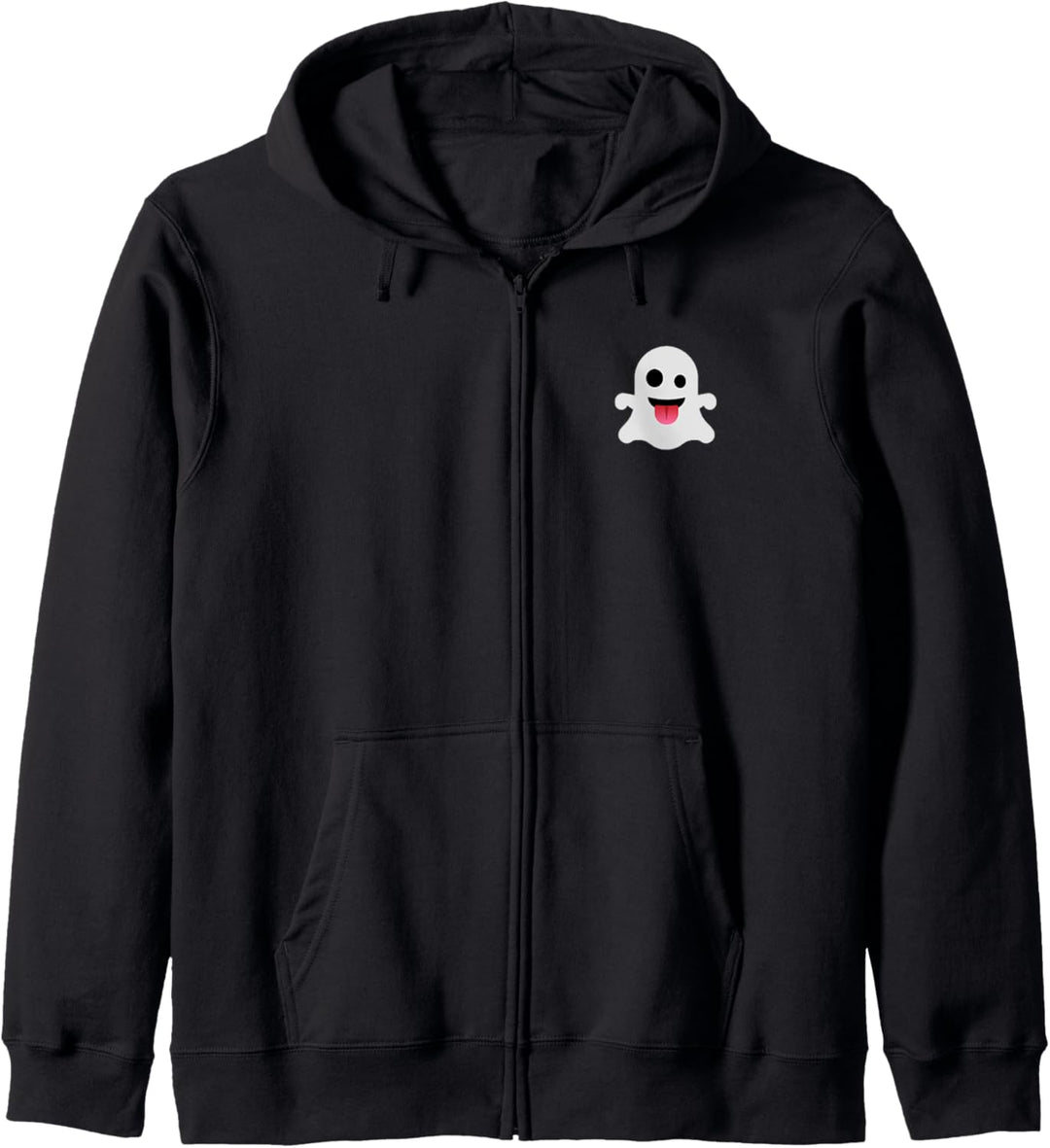 Ghost with Stuck-Out Tongue Icon Fun Ghosts Lover Halloween Kapuzenjacke