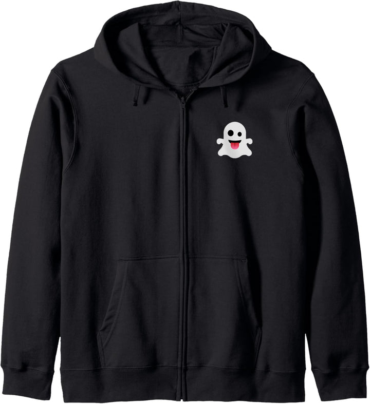 Ghost with Stuck-Out Tongue Icon Fun Ghosts Lover Halloween Kapuzenjacke