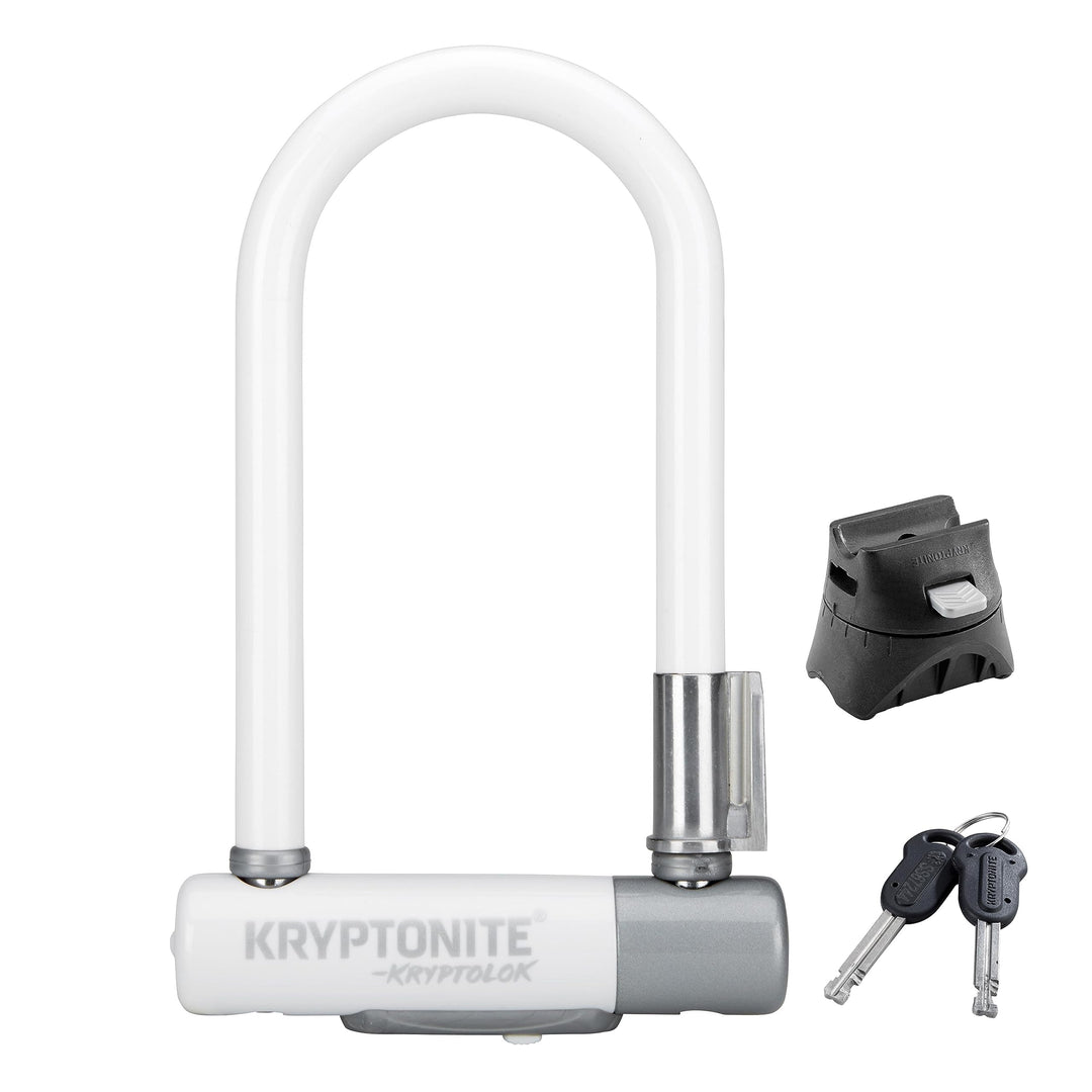 Kryptonite Kryptolok Mini-7 12,7 mm U-Lock Fahrradschloss mit FlexFrame-U Halterung, Unisex-Erwachse
