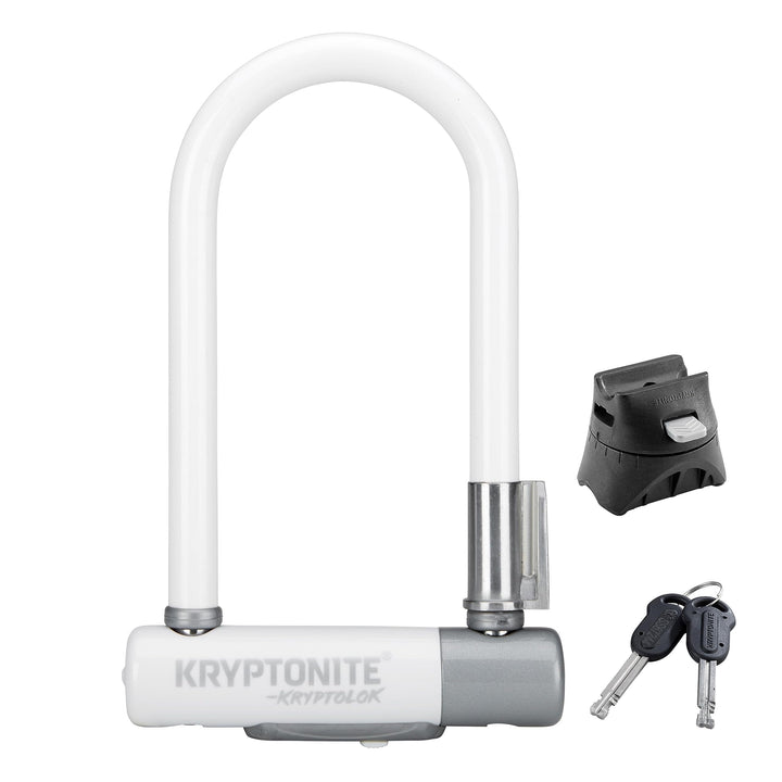 Kryptonite Kryptolok Mini-7 12,7 mm U-Lock Fahrradschloss mit FlexFrame-U Halterung, Unisex-Erwachse