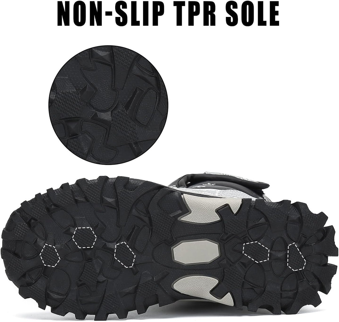 Mishansha Kinder Winterstiefel Jungen Schneestiefel Mädchen Warm Gefütterte Rutschfeste Winter Snowb