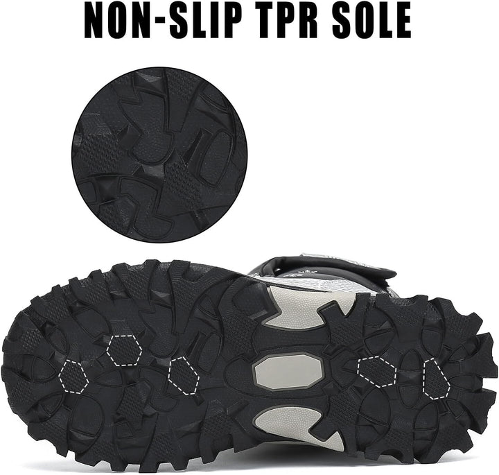 Mishansha Kinder Winterstiefel Jungen Schneestiefel Mädchen Warm Gefütterte Rutschfeste Winter Snowb