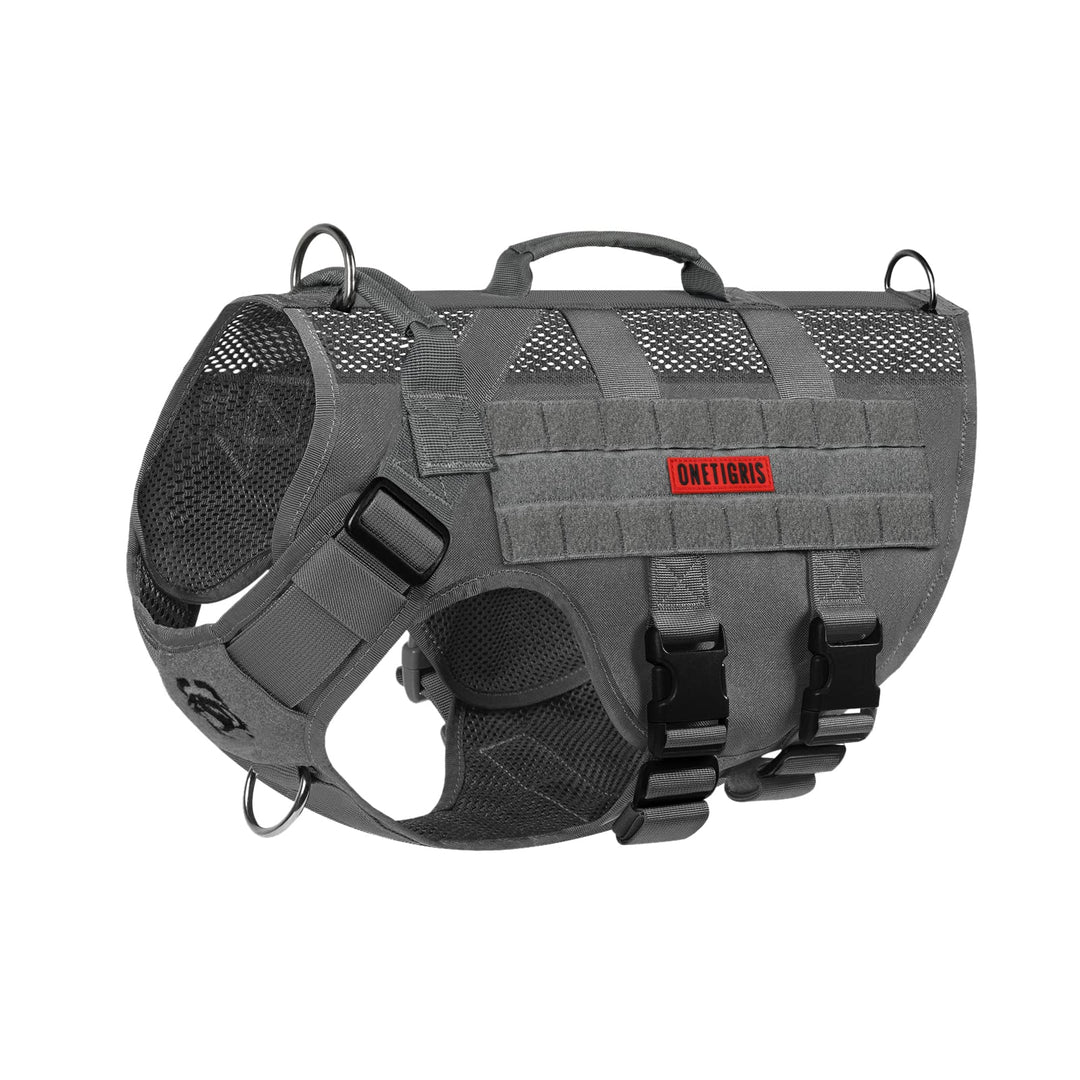 OneTigris No-Pull Hundegeschirr, AIRE MESH Einstellbar Sicherheitsgeschirr Ultra Atmungsaktiv für Gr