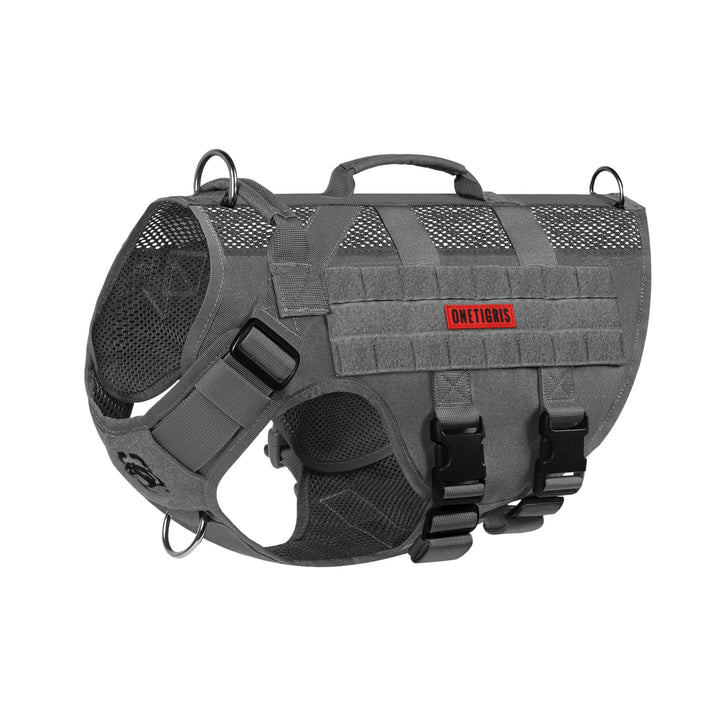 OneTigris No-Pull Hundegeschirr, AIRE MESH Einstellbar Sicherheitsgeschirr Ultra Atmungsaktiv für Gr