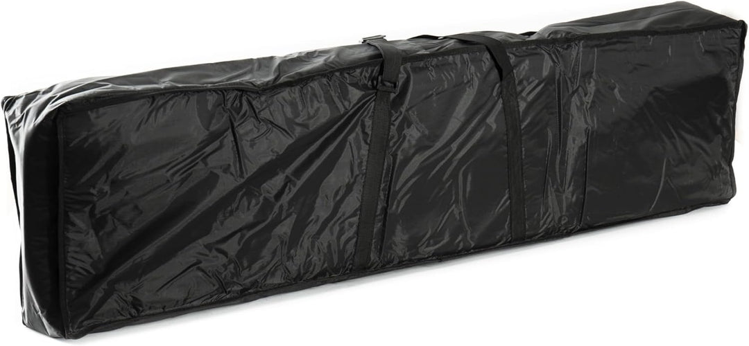 Fame BAG-88, Leicht Wattierte Keyboardtasche, 131x14x32cm, Schwarz, mit 2 Zubehörtaschen, Kompatibel