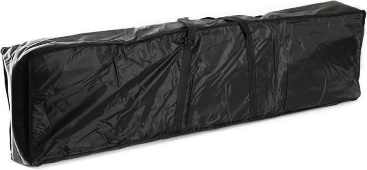 Fame BAG-88, Leicht Wattierte Keyboardtasche, 131x14x32cm, Schwarz, mit 2 Zubehörtaschen, Kompatibel