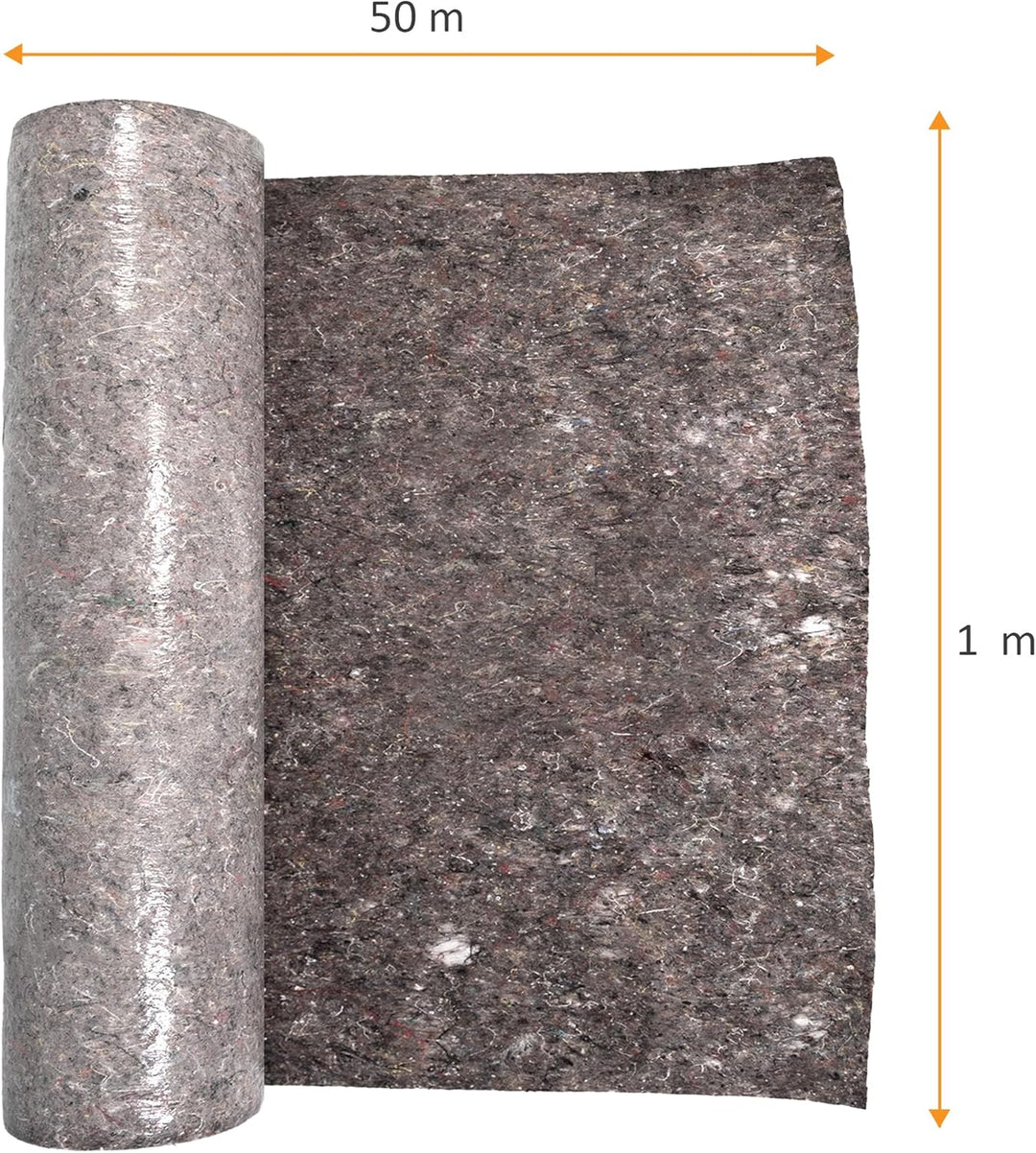 easypaint® PREMIUM Malervlies [50 m²] - Schutzvlies mit PE Anti Rutsch Beschichtung - Gewicht: 180 g