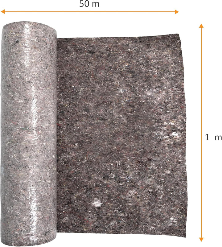 easypaint® PREMIUM Malervlies [50 m²] - Schutzvlies mit PE Anti Rutsch Beschichtung - Gewicht: 180 g