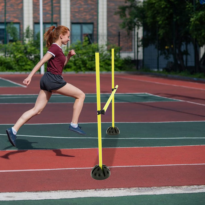 Sprungstangen-Set Trainingsstangen für Agility konditionelles KoordinationshürdenTraining 15 Stangen