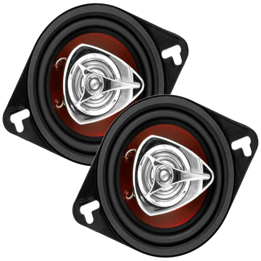 The Wholesale House boss audio ch3220 8cm (3.5") 2-wege-lautsprecher auto 140w 8,9 cm, Rot, 8,9 cm,